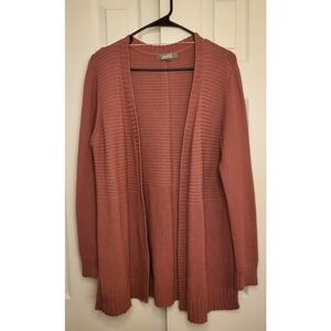 Marled Reunited Clothing Pink Cardigan Sweater- Size Large